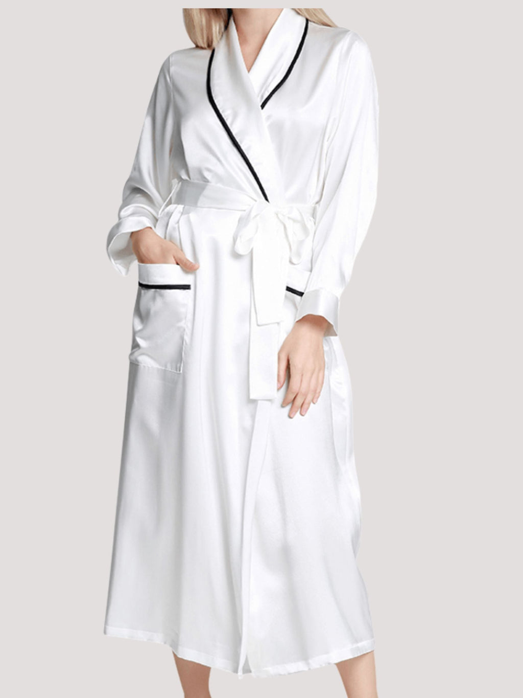 Peignoir femme en soie