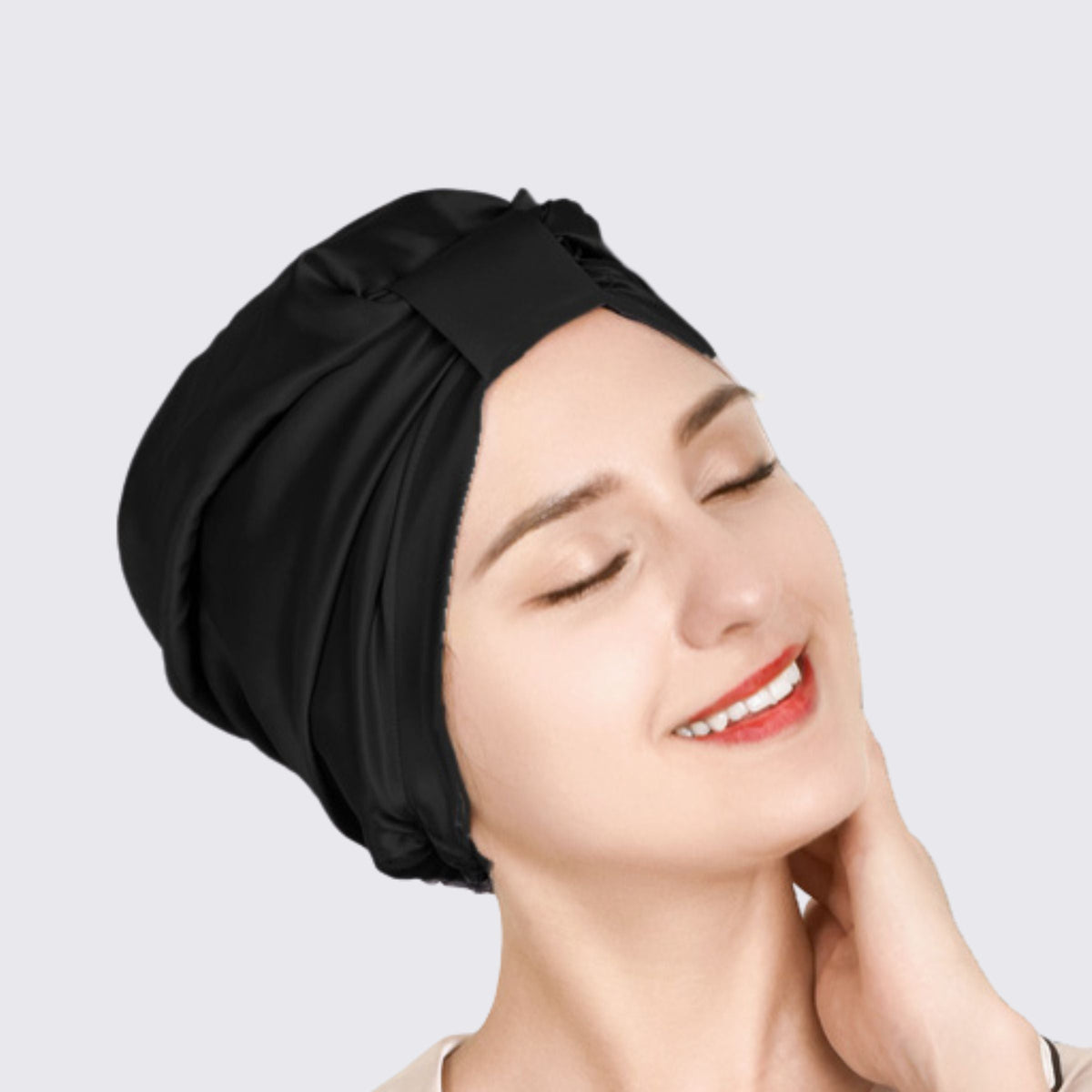 Bonnet de nuit en soie
