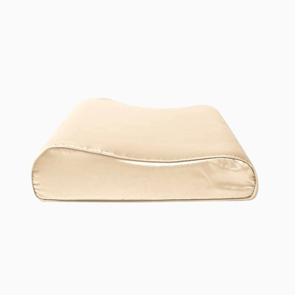 Taie d’oreiller en soie pour oreiller ergonomique