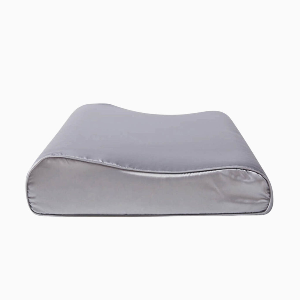 Taie d’oreiller en soie pour oreiller ergonomique