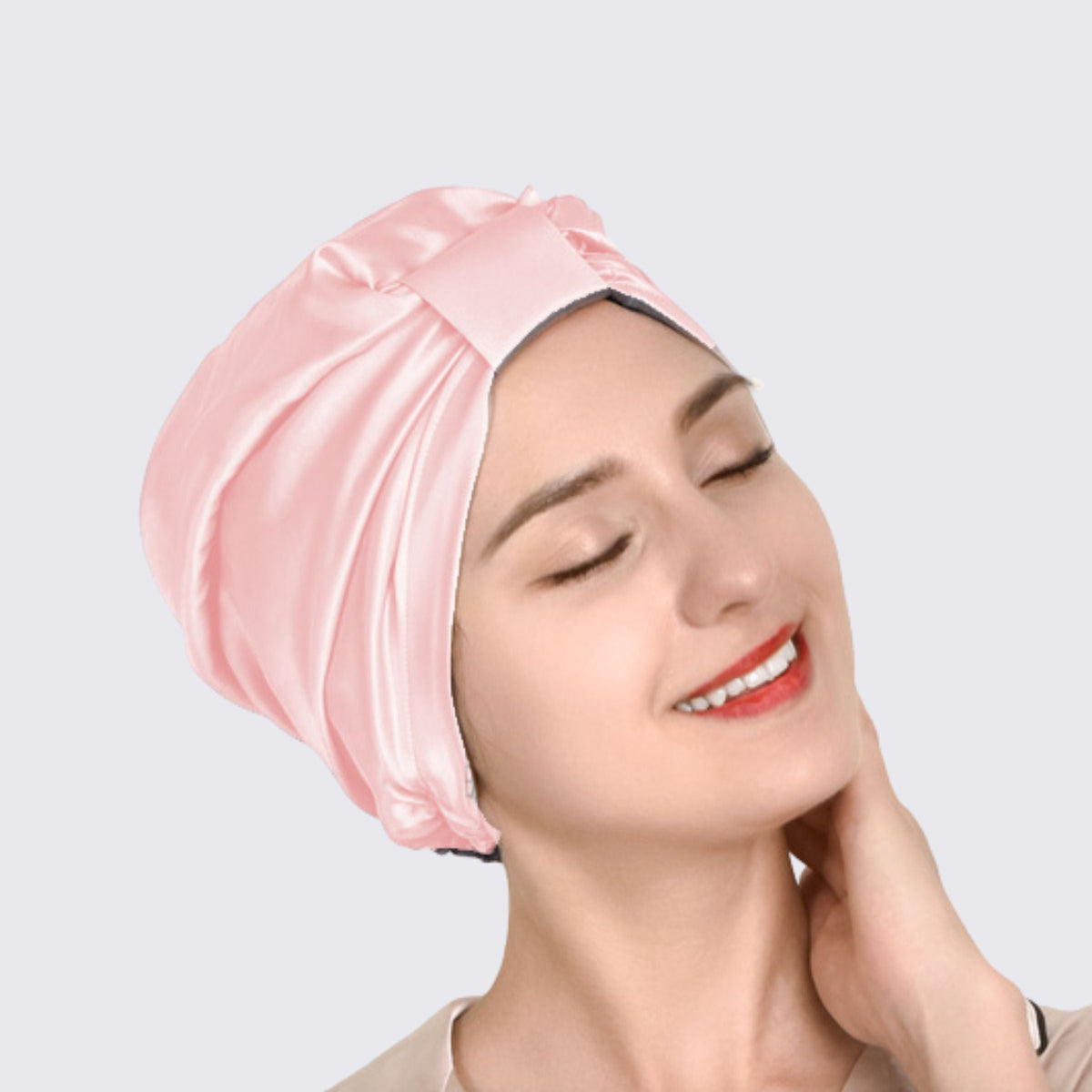 Bonnet de nuit en soie