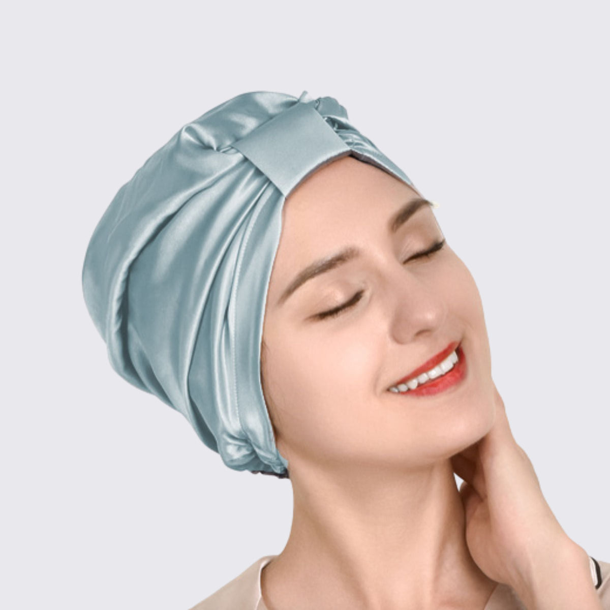 Bonnet de nuit en soie