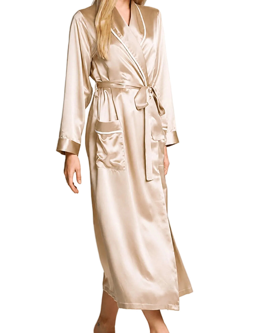 Peignoir femme en soie