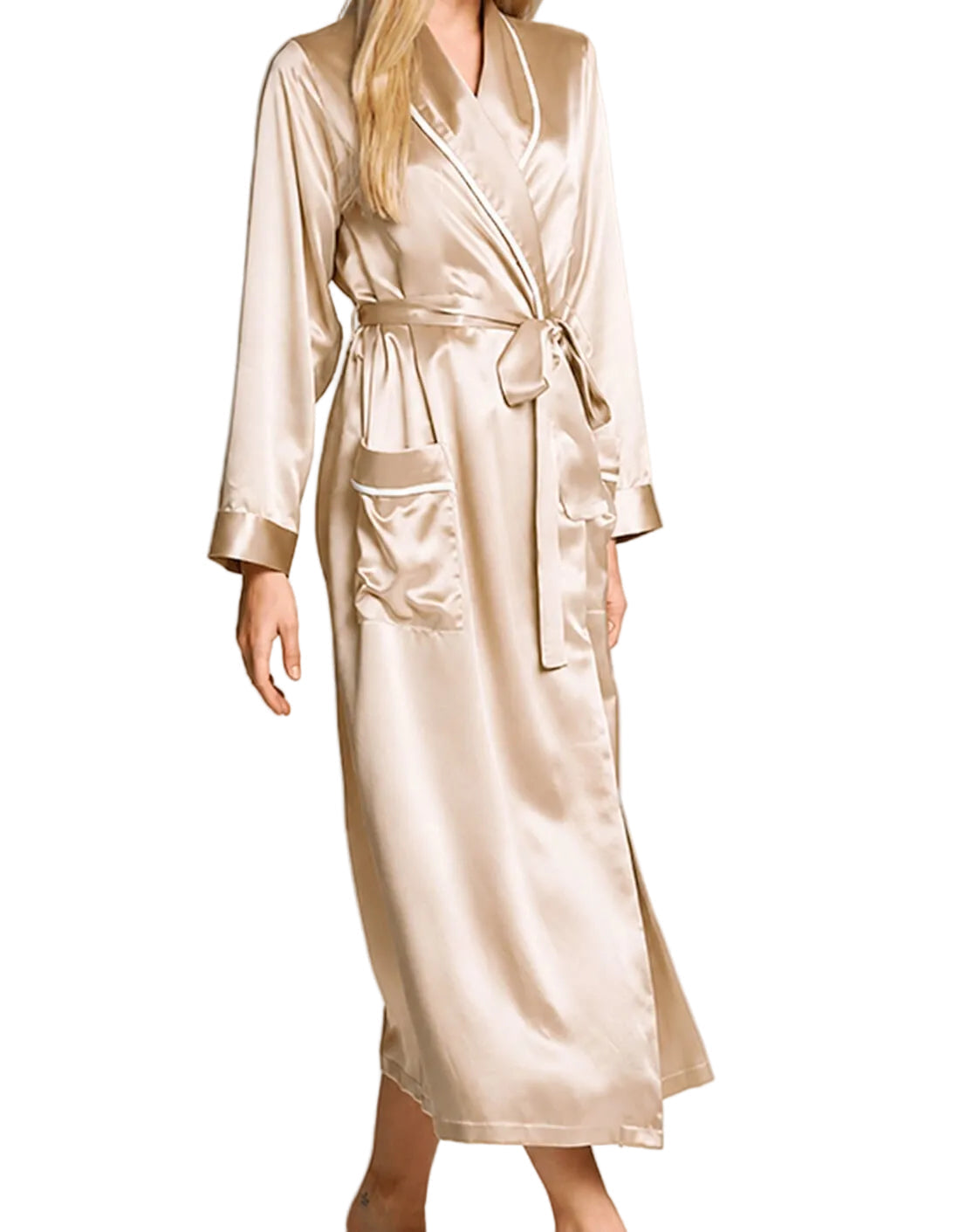 Peignoir femme en soie