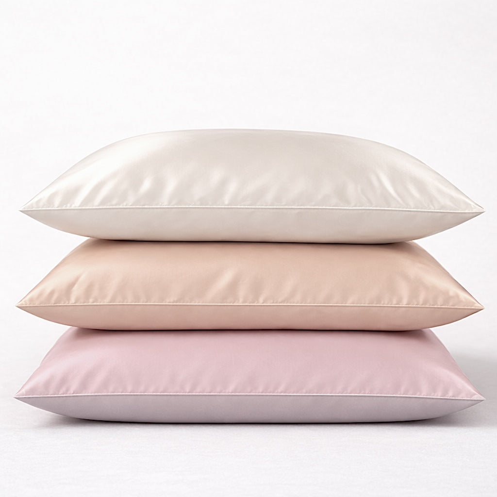 Taie d’oreiller en soie 19 momme avec dos en Tencel