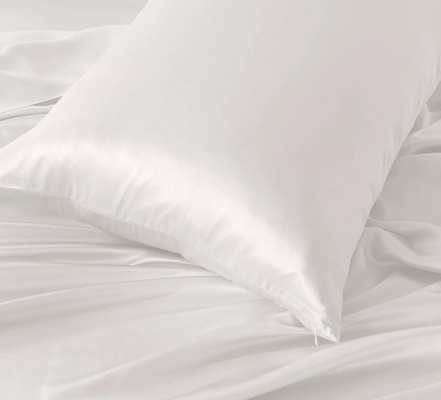 Taie d’oreiller en soie 19 momme avec dos en Tencel